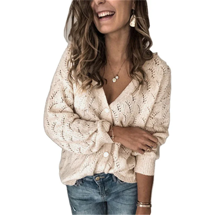 Damen Strickjacke mit zauberhaftem Lochmuster und lässigem Schnitt Heidi-Mode - Image 5