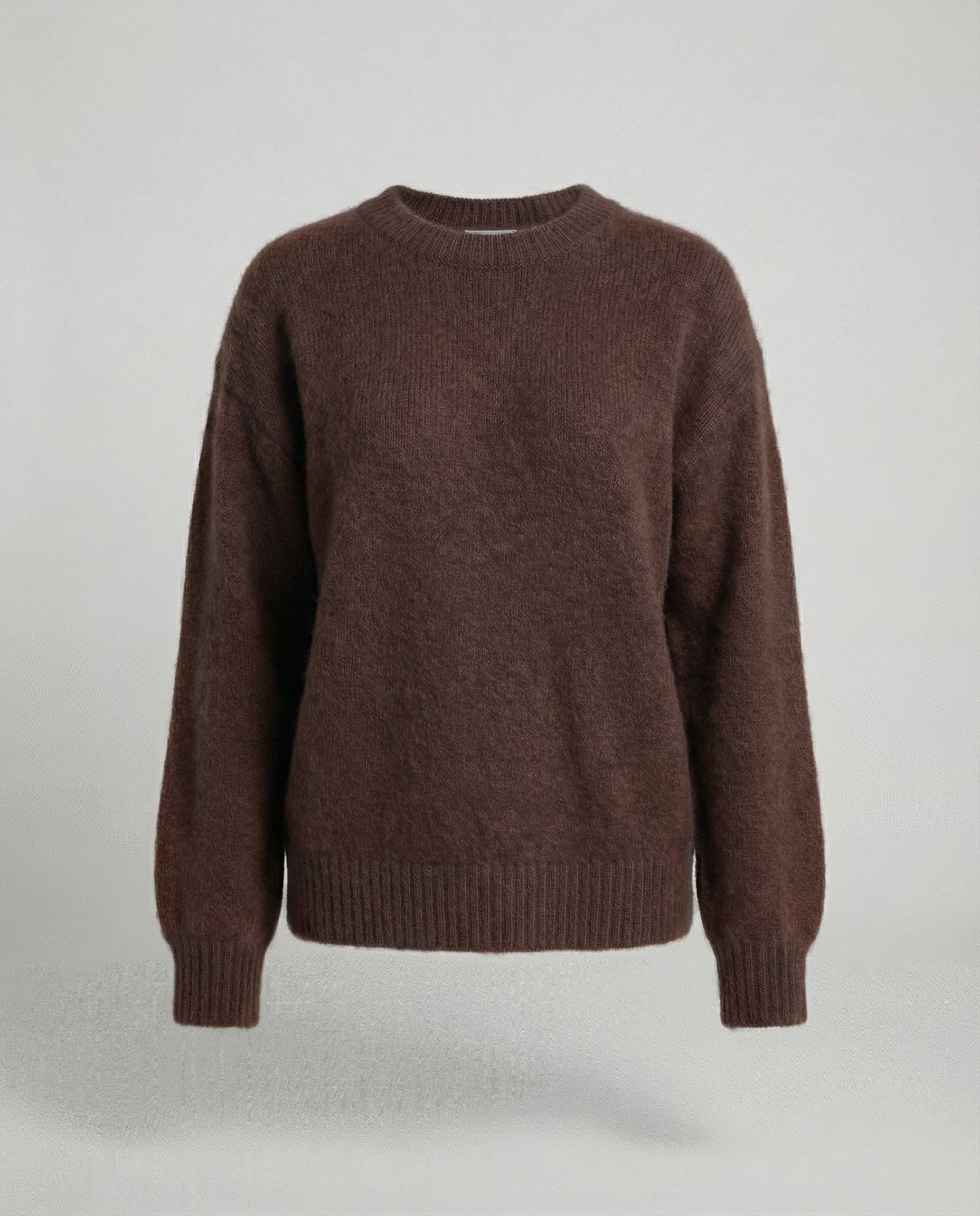 Damen Strickpullover aus weichem Kaninchenhaar-Mix Oversize - Image 10