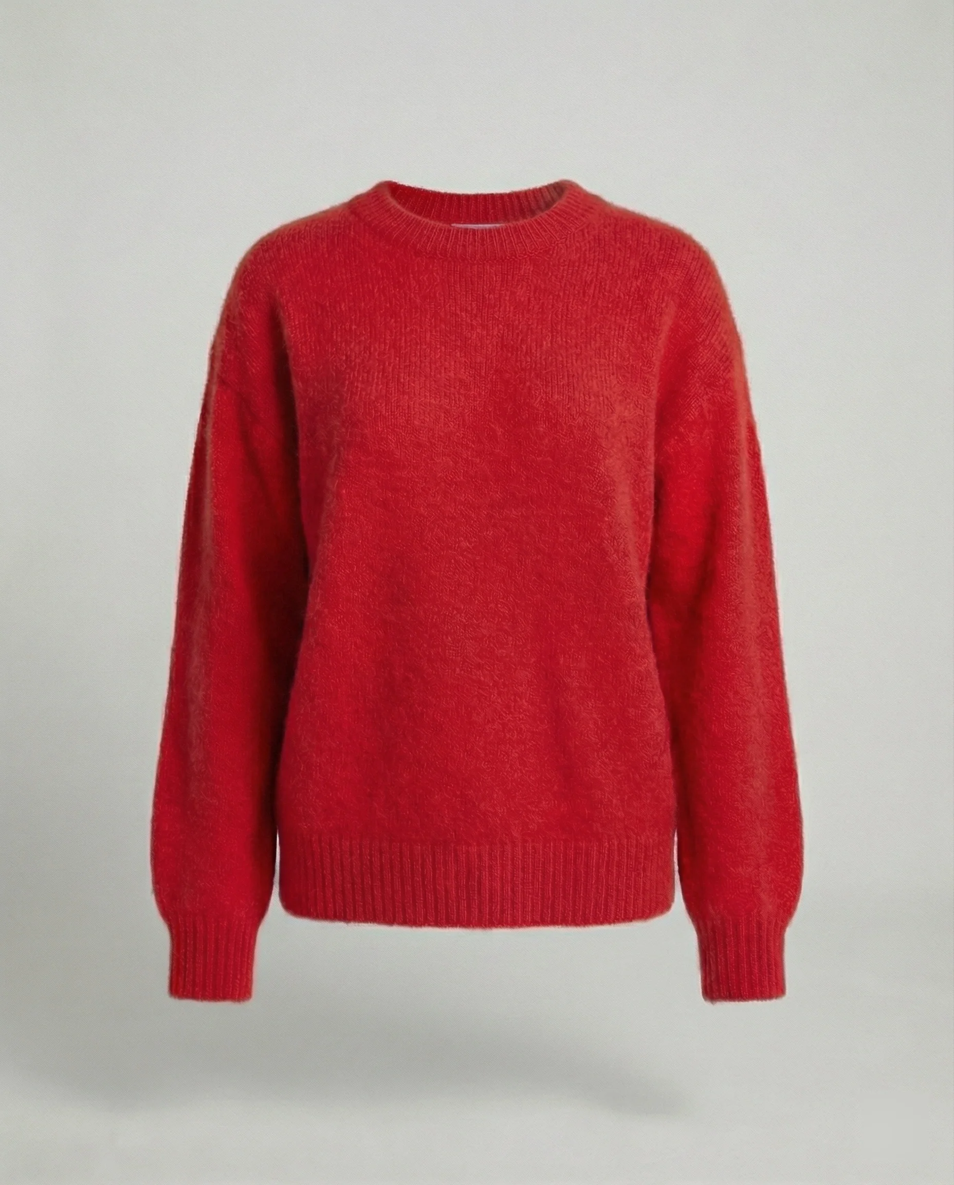 Damen Strickpullover aus weichem Kaninchenhaar-Mix Oversize - Image 7