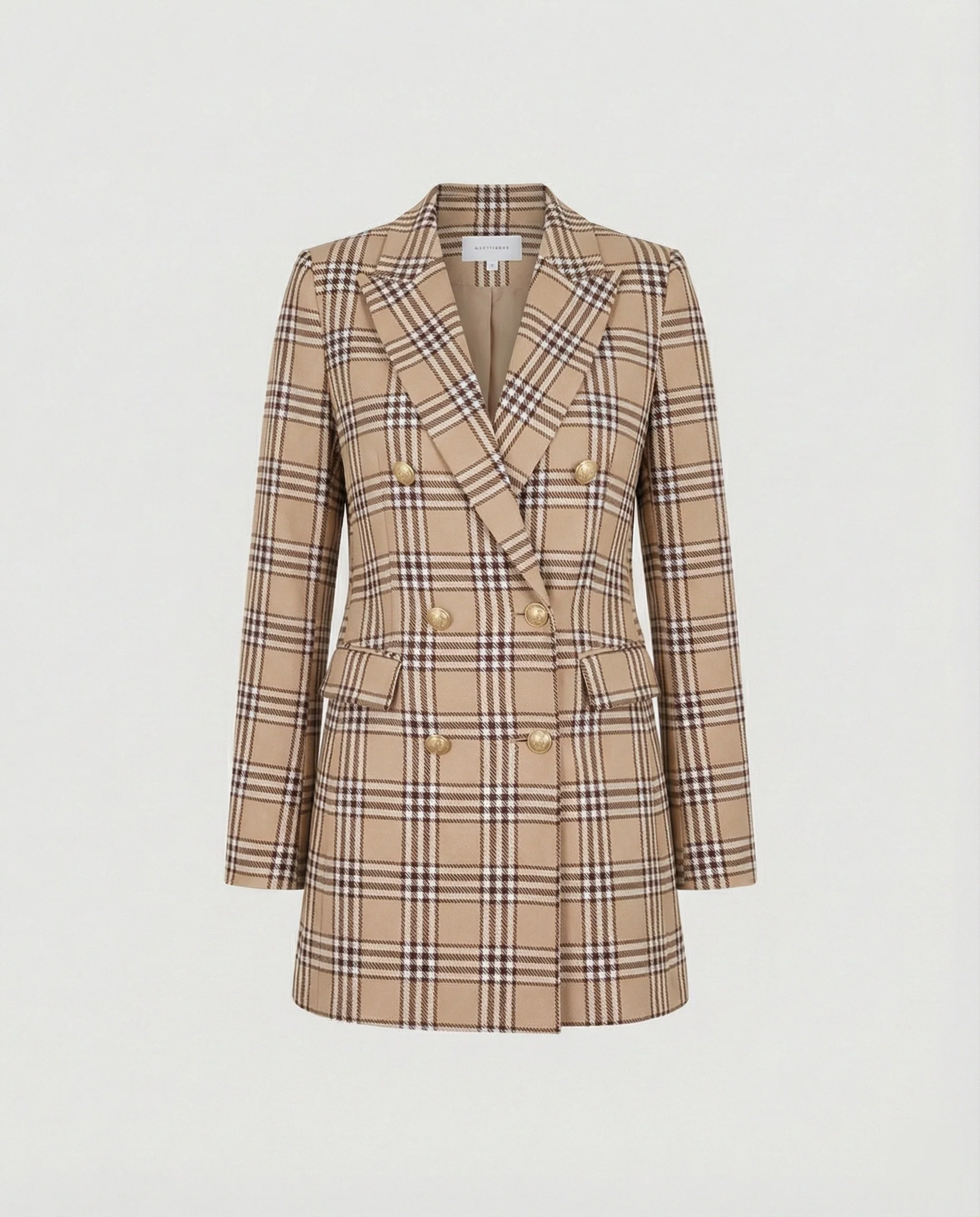 Damen Tweed-Blazer mit Doppelknopfleiste - Image 7