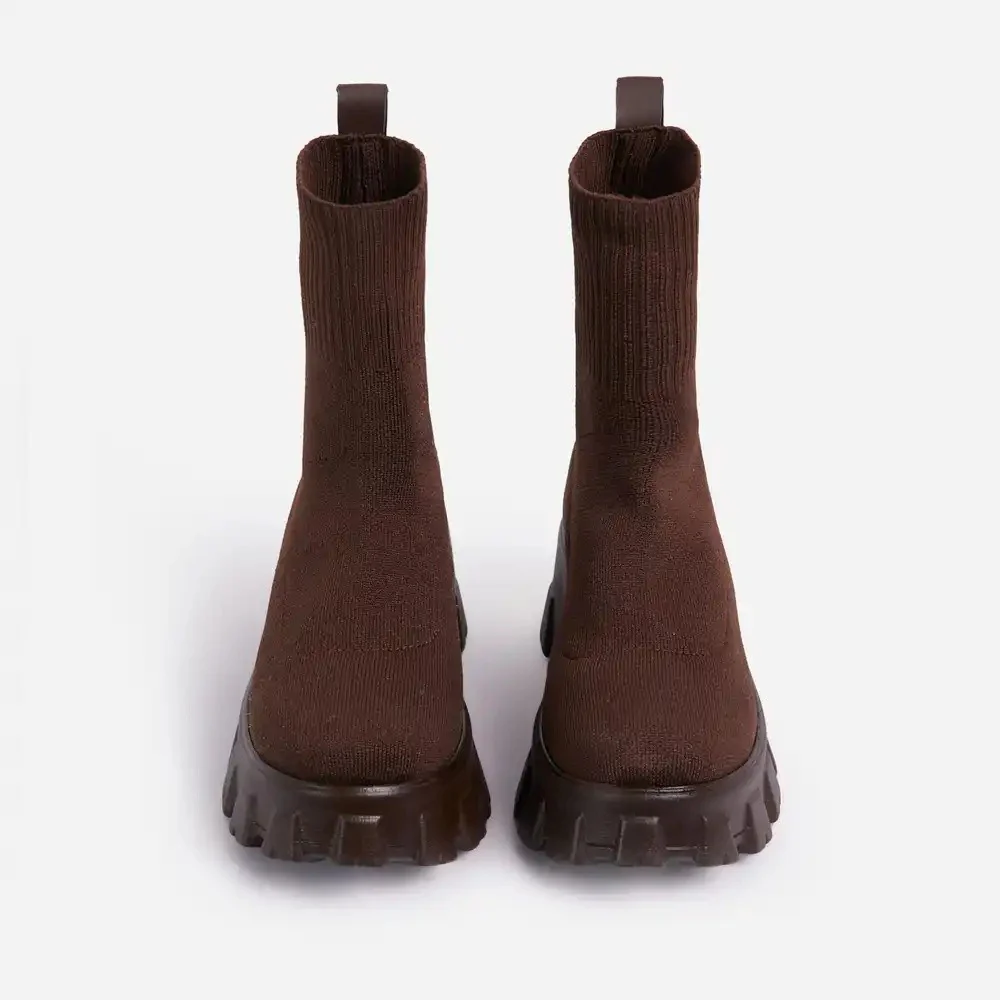 Damen Strumpfstiefel mit dämpfender Sohle und elastischem Knöchelbereich Heidi Mode - Image 9