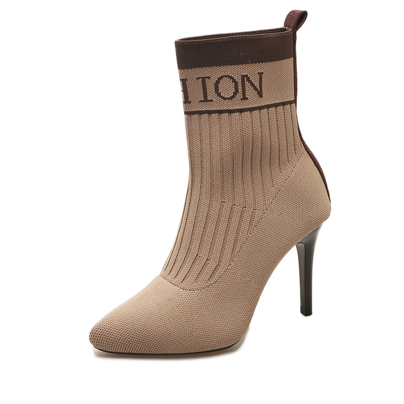 Damen Strumpfstiefel mit elegantem Design und hohem Absatz Heidi Mode - Image 5