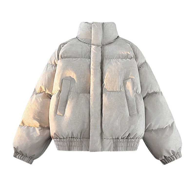 Damen Stylische Daunenjacke mit hoher Kragen und elastischen Ärmelabschlüssen Heidi-Mode - Image 5