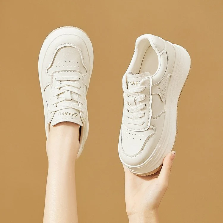 Damen Stylische Plateau-Sneaker mit gepolsterter Sohle und sportlichem Design Heidi Mode - Image 3
