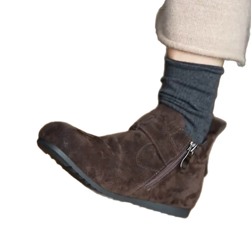 Damen Stylish Mokassins mit seitlichem Reißverschluss und bequemer Sohle Heidi Mode - Image 5
