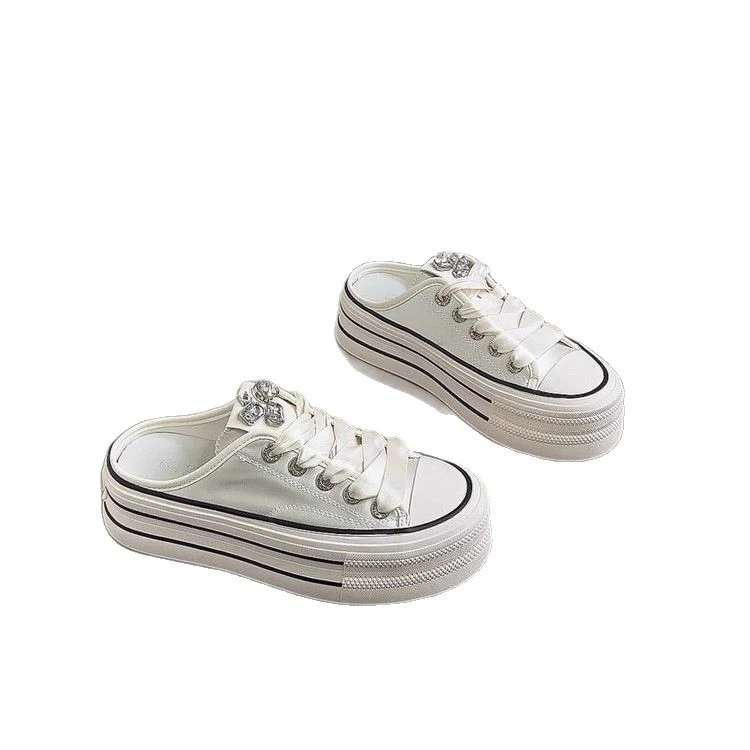 Damen Stylish Plattform-Sneaker mit satiniertem Obermaterial Heidi Mode - Image 5