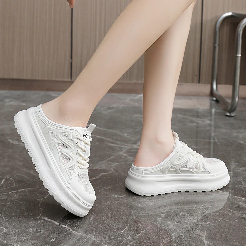 Damen Stylish Slip-On Sneakers mit ergonomischer Sohle und atmungsaktiven Einsätzen Heidi Mode - Image 4