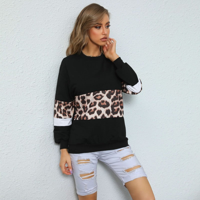 Damen Sweatshirt mit Modernem Tiermuster und Lässigem Schnitt Heidi-Mode - Image 2