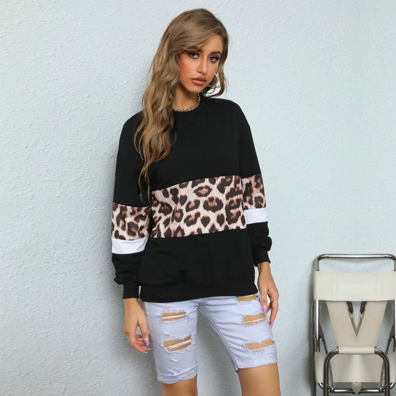 Damen Sweatshirt mit Modernem Tiermuster und Lässigem Schnitt Heidi-Mode - Image 3