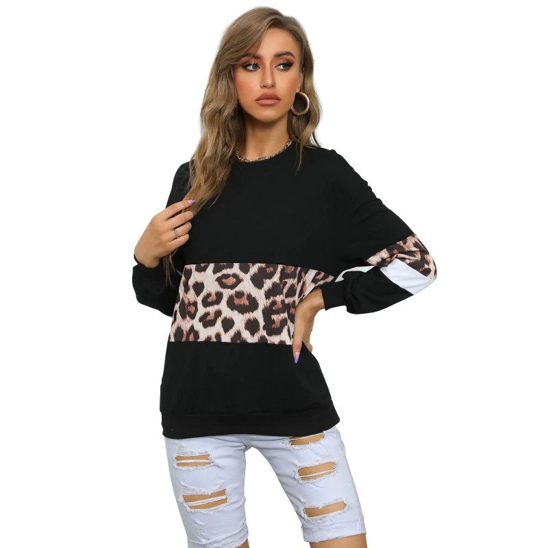 Damen Sweatshirt mit Modernem Tiermuster und Lässigem Schnitt Heidi-Mode - Image 5