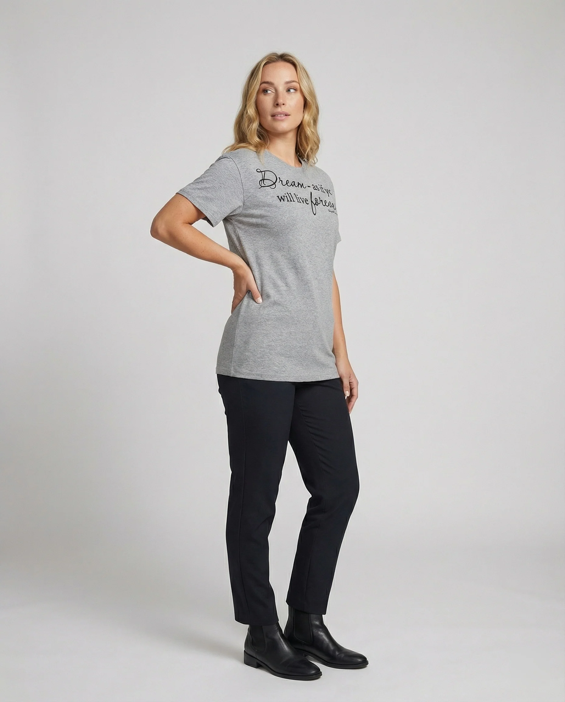 Damen T-Shirt Slim Fit Print Top Sommer - Image 3