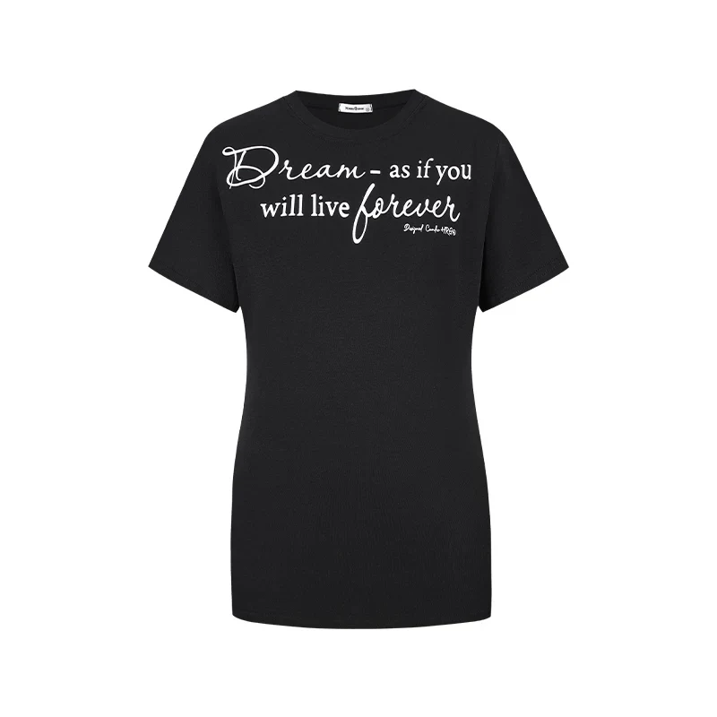 Damen T-Shirt Slim Fit Print Top Sommer - Image 7