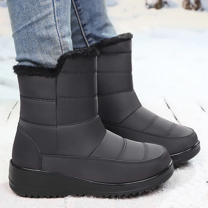 Damen Thermo-Winterstiefel mit rutschfester Sohle und isolierendem Innenfutter Heidi Mode - Image 2