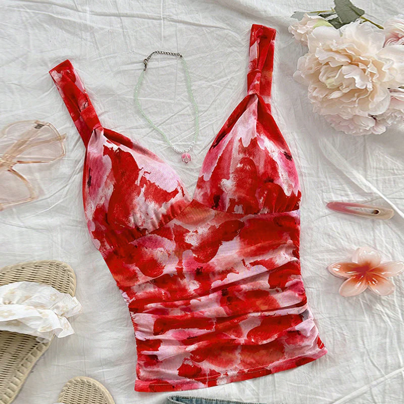 Damen Top mit Verändertem V-Ausschnitt und Raffiniertem Drapierungseffekt Heidi-Mode - Image 3