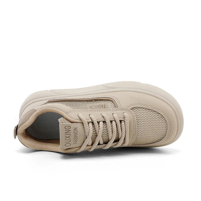 Damen Trend-Sneaker mit atmungsaktivem Mesh-Obermaterial und dämpfender Laufsohle Heidi Mode - Image 2
