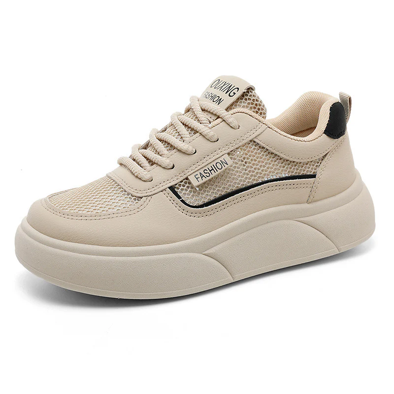 Damen Trend-Sneaker mit atmungsaktivem Mesh-Obermaterial und dämpfender Laufsohle Heidi Mode - Image 5