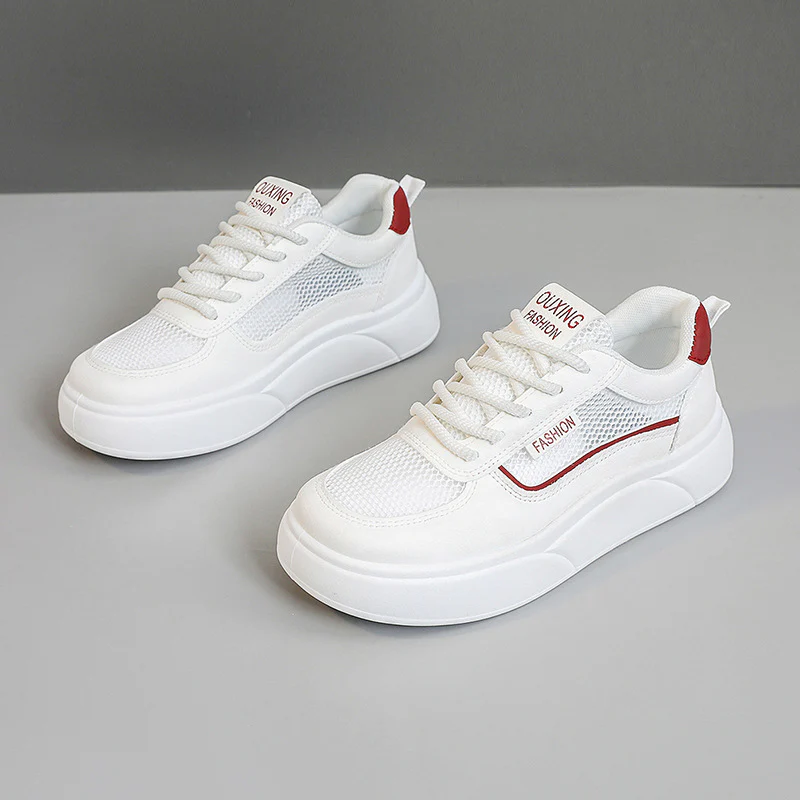 Damen Trend-Sneaker mit atmungsaktivem Mesh-Obermaterial und dämpfender Laufsohle Heidi Mode - Image 7