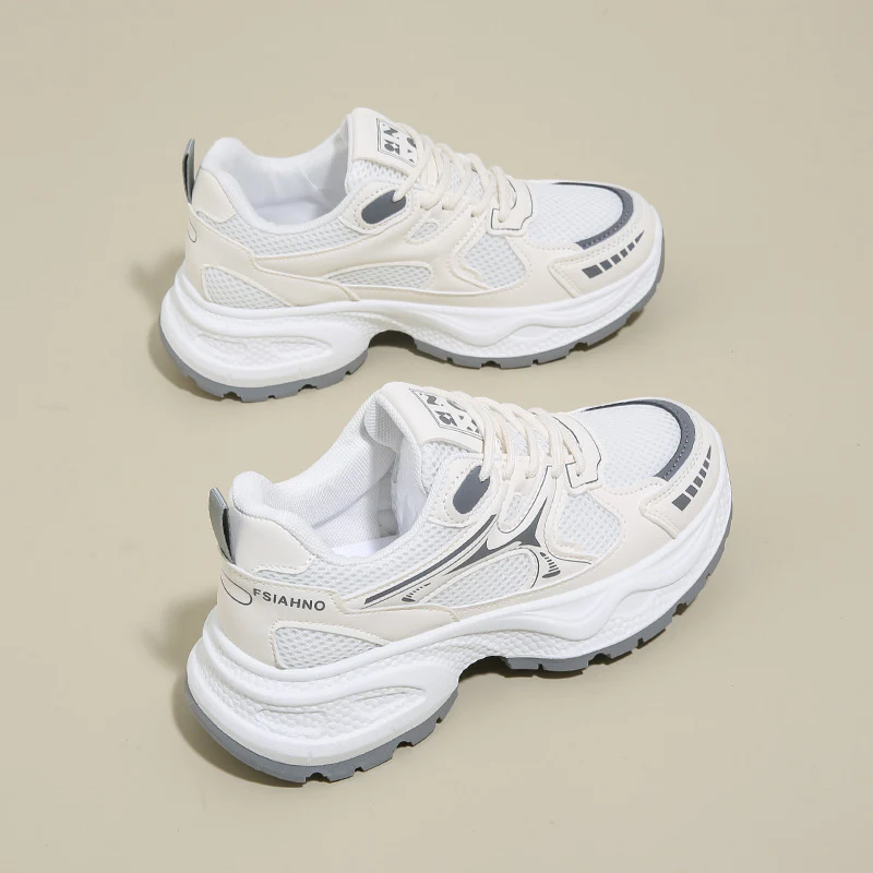 Damen Trend Sneakers mit atmungsaktivem Mesh-Obermaterial und dämpfender Sohle Heidi Mode - Image 4