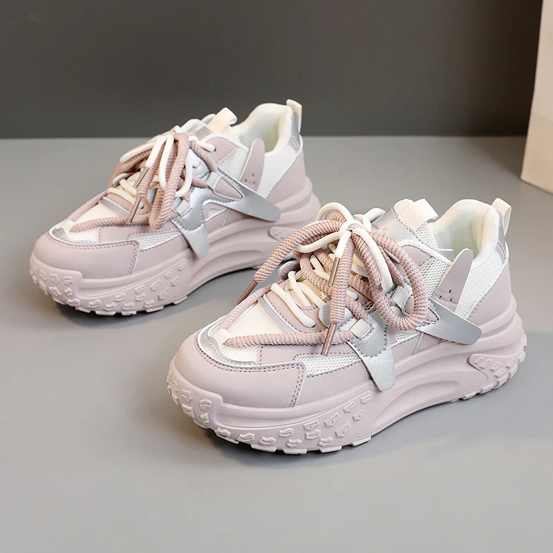 Damen trendige Chunky Sneaker mit dämpfendem Sohlenprofil und atmungsaktiver Oberfläche Heidi Mode - Image 8