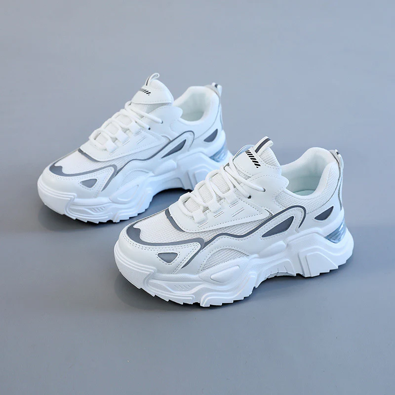 Damen Trendige Chunky Sneakers mit atmungsaktiven Mesh-Einsätzen und dämpfendem Sohlenprofil Heidi Mode - Image 6