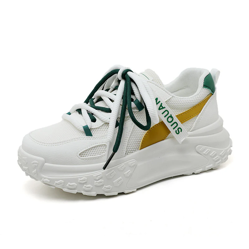 Damen trendige Chunky Sneakers mit atmungsaktiven Mesh-Einsätzen und komfortabler Dämpfung Heidi Mode - Image 5