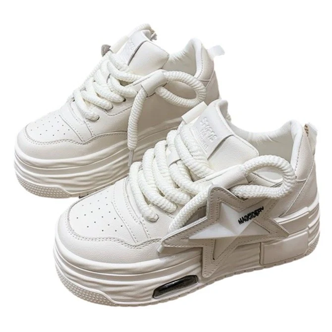 Damen Trendige Chunky Sneakers mit auffälligem Stern-Design Heidi Mode - Image 5