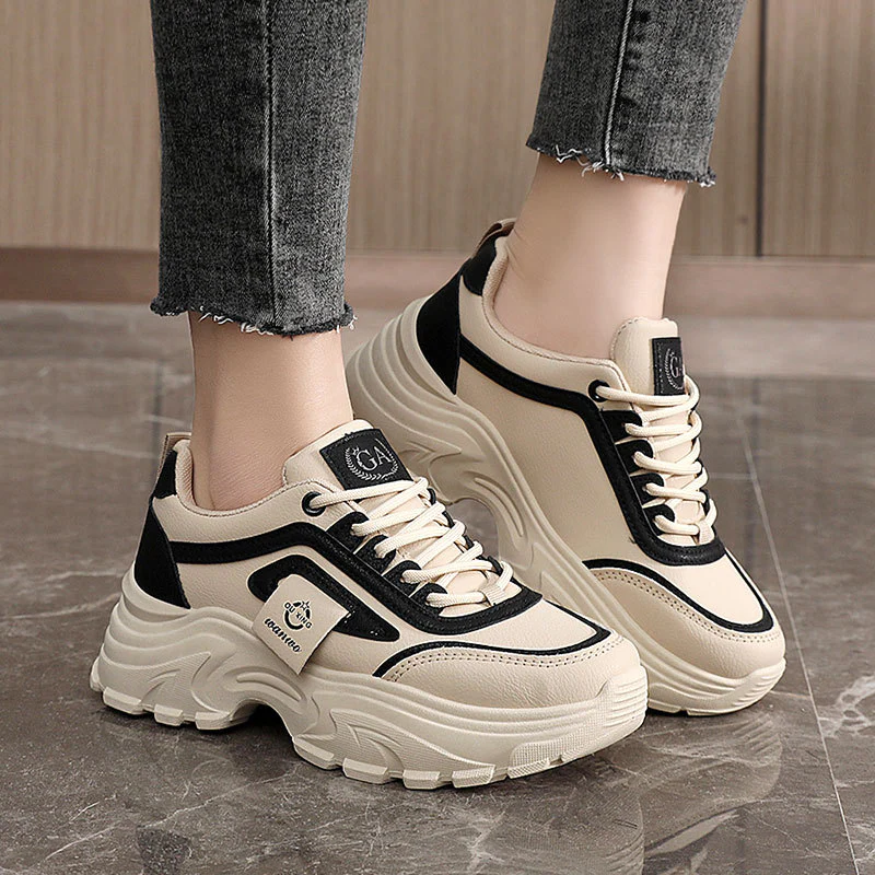 Damen Trendige Chunky Sneakers mit ausgeprägtem Sohlenprofil und atmungsaktivem Obermaterial Heidi Mode - Image 3