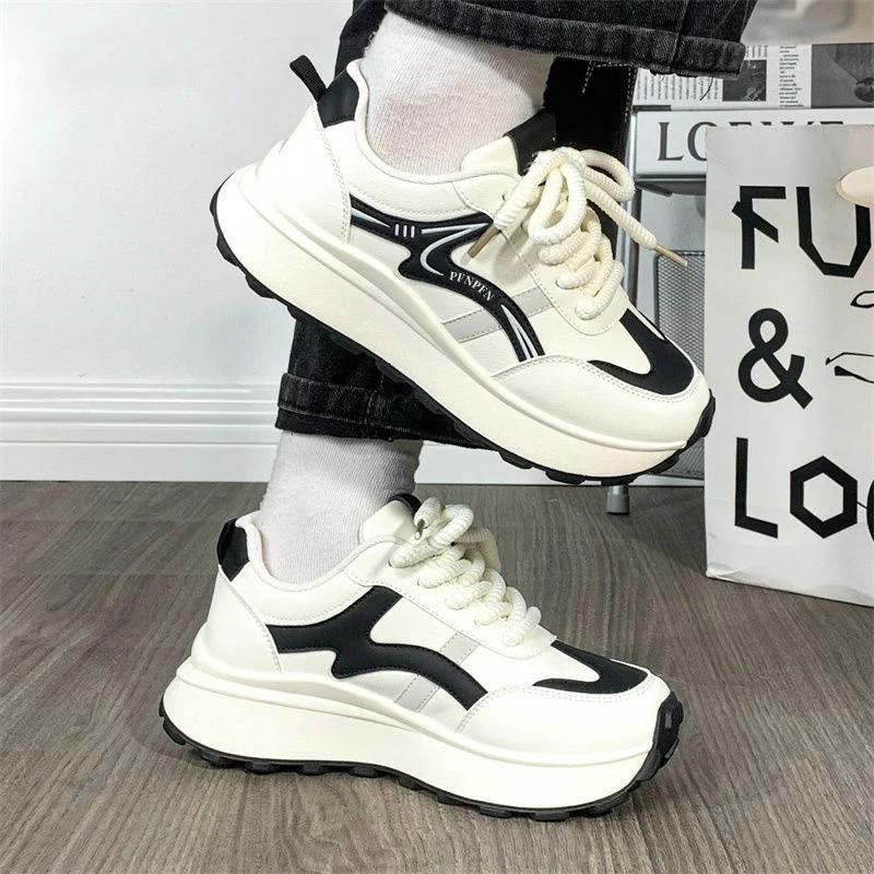 Damen Trendige Chunky Sneakers mit dämpfender Plattform-Sohle Heidi Mode - Image 2