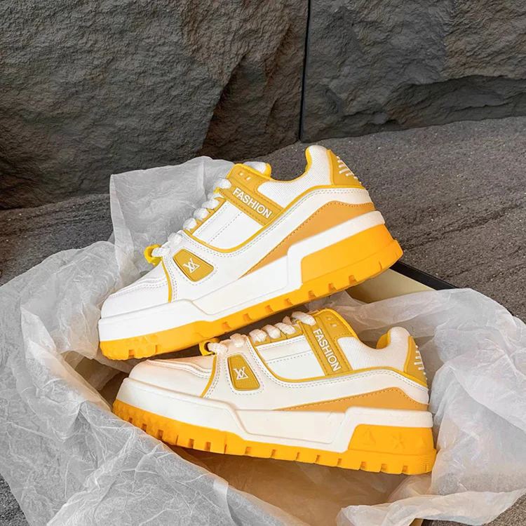 Damen Trendige Chunky Sneakers mit dämpfender Sohle und modischen Akzenten Heidi Mode - Image 3