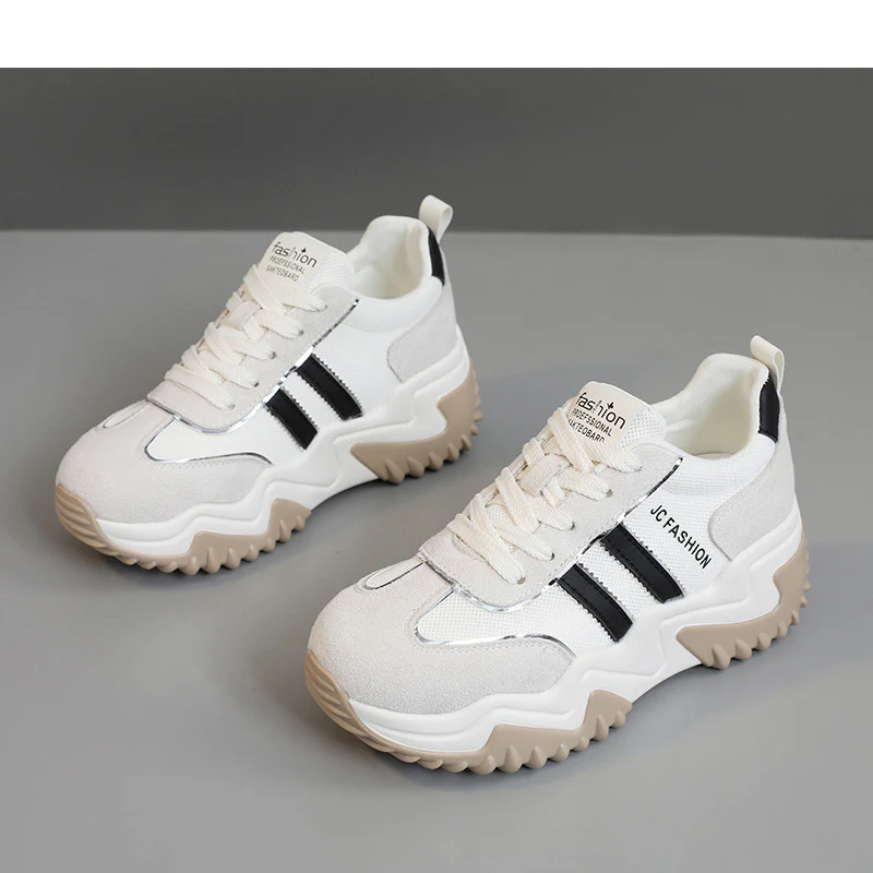 Damen Trendige Chunky Sneakers mit stabiler Gummisohle und atmungsaktivem Obermaterial Heidi Mode - Image 7