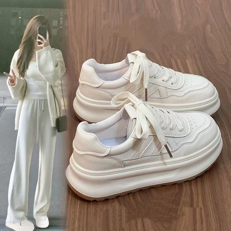 Damen Trendige Chunky Sneakers mit stilvollem Plateau und modischen Akzenten Heidi Mode - Image 3