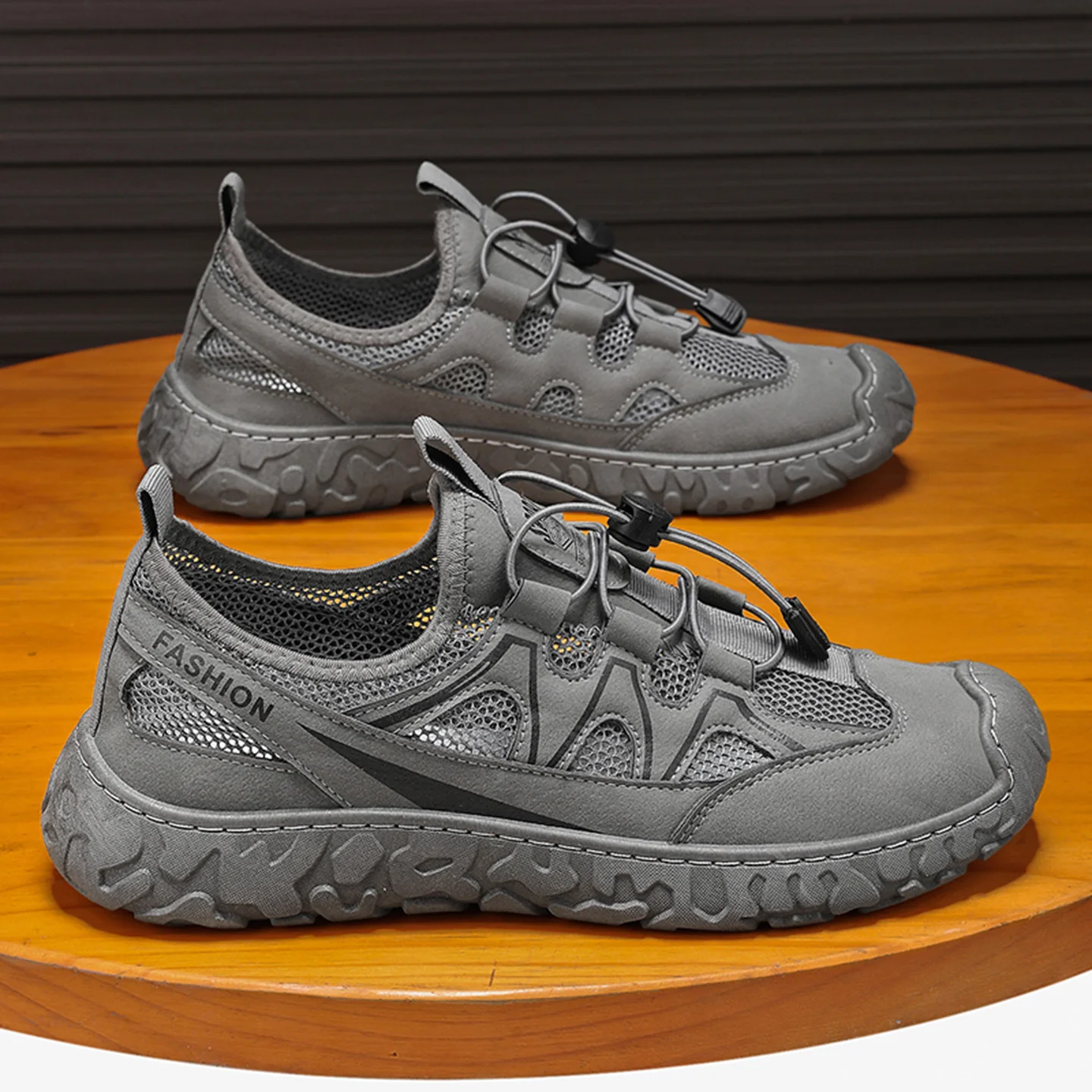 Damen Trendige Freizeit Sneaker mit atmungsaktivem Mesh-Obermaterial und rutschfester Sohle Heidi Mode - Image 4
