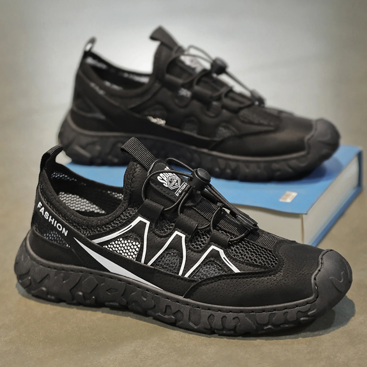 Damen Trendige Freizeit Sneaker mit atmungsaktivem Mesh-Obermaterial und rutschfester Sohle Heidi Mode - Image 7