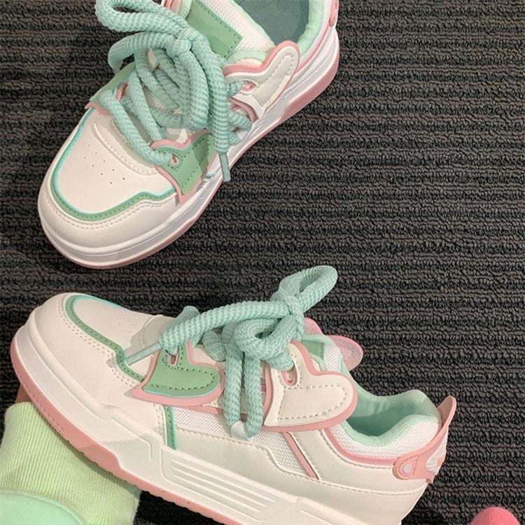 Damen Trendige Freizeitsneakers mit elastischen Schnürsenkeln und dämpfender Sohle Heidi Mode - Image 3