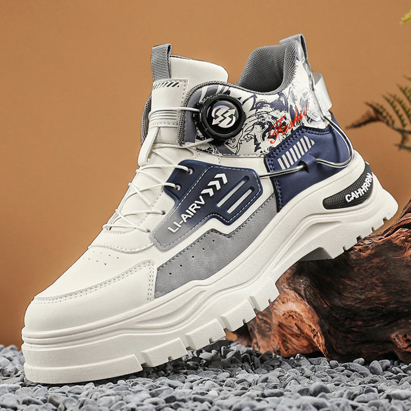 Damen Trendige High-Top Sneakers mit dämpfender Sohle und innovativem Schnürsystem Heidi Mode - Image 3