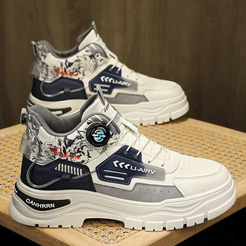 Damen Trendige High-Top Sneakers mit dämpfender Sohle und innovativem Schnürsystem Heidi Mode - Image 7