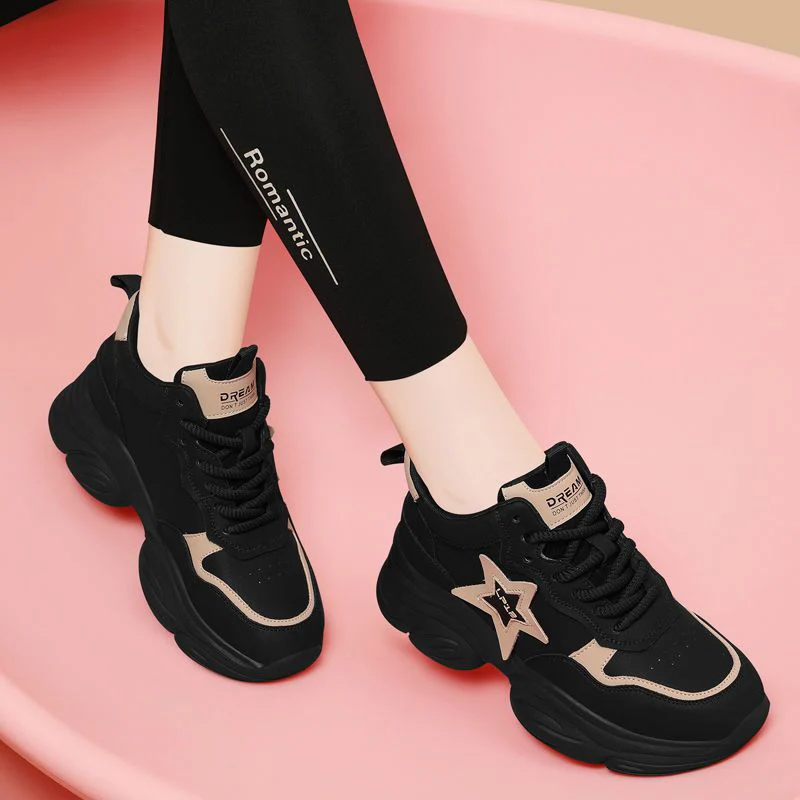 Damen Trendige High-Top Sneakers mit ergonomischer Form und gepolsterter Sohle Heidi Mode - Image 2