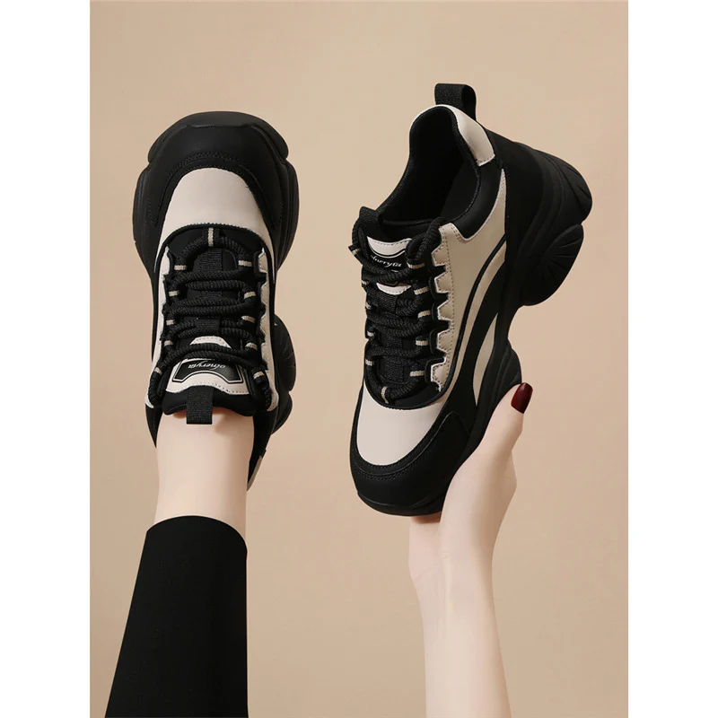 Damen Trendige High-Top Sneakers mit ergonomischer Form und gepolsterter Sohle Heidi Mode - Image 5