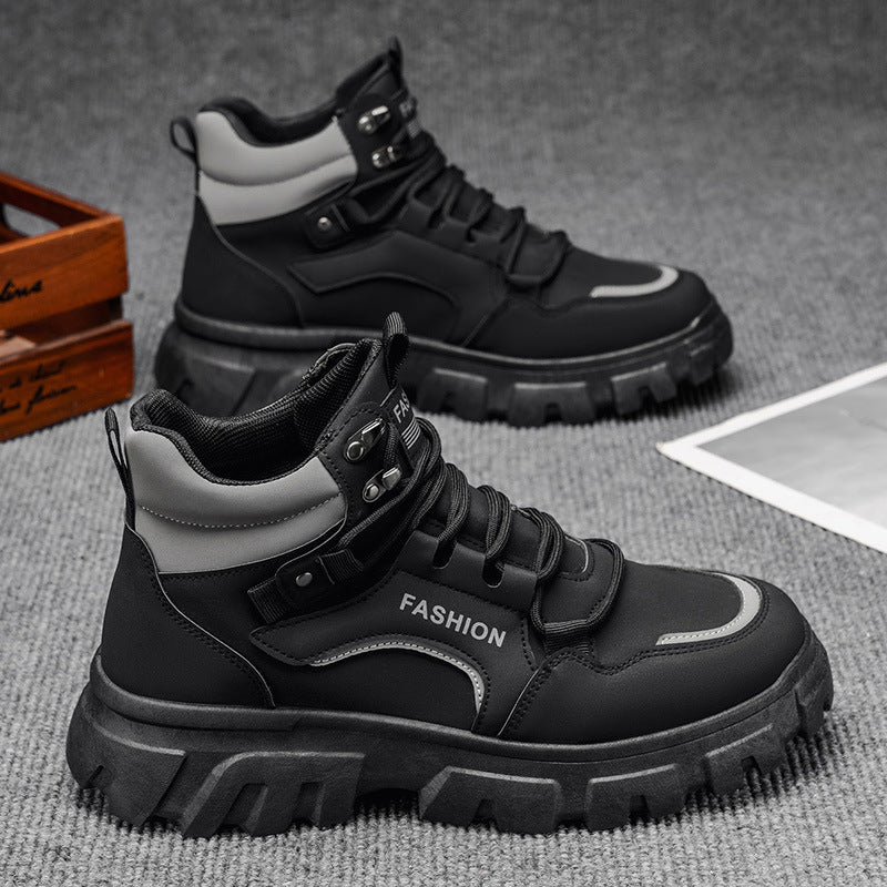 Damen Trendige High-Top Sneakers mit robustem Sohlenprofil und modernem Design Heidi Mode - Image 3