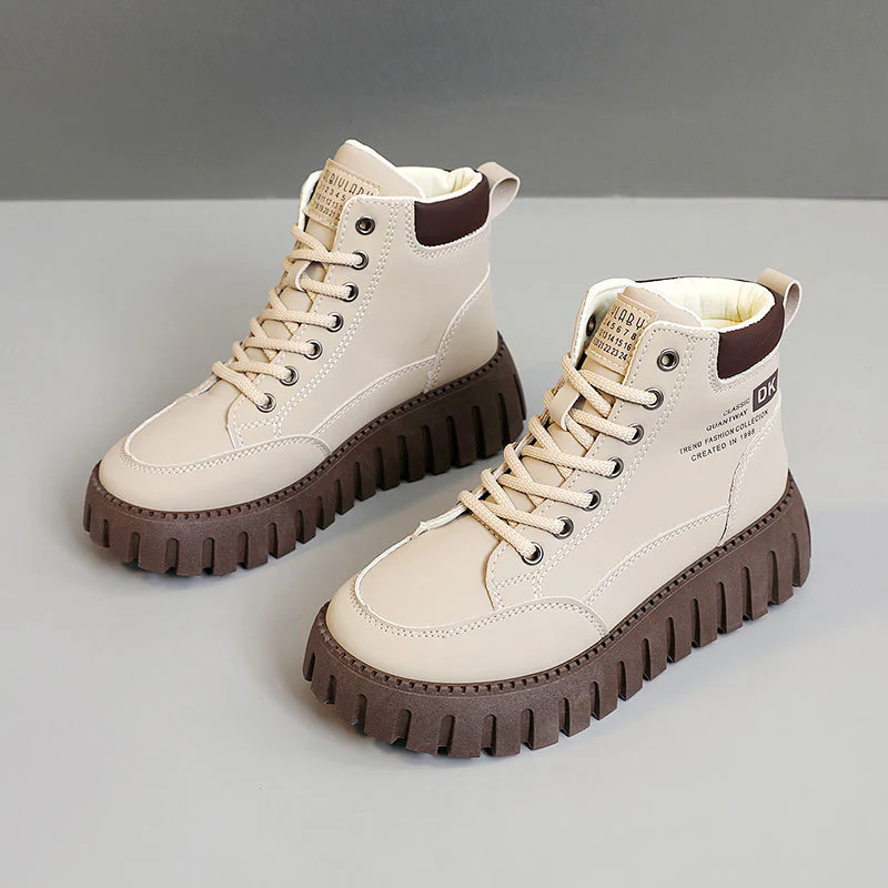 Damen Trendige High-Top Sneakers mit rutschfester Sohle und komfortabeler Dämpfung Heidi Mode - Image 3