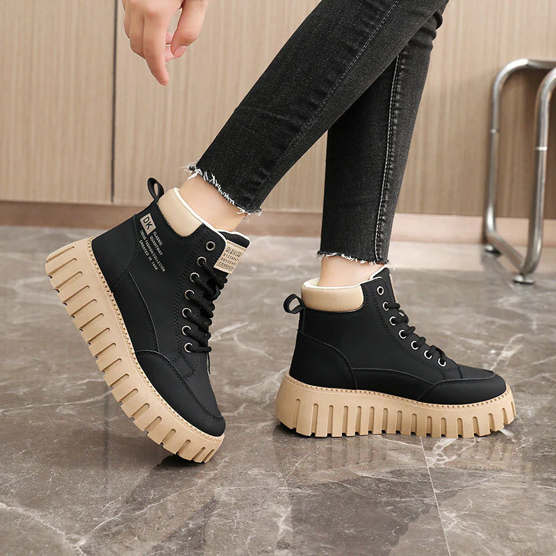 Damen Trendige High-Top Sneakers mit rutschfester Sohle und komfortabeler Dämpfung Heidi Mode - Image 4
