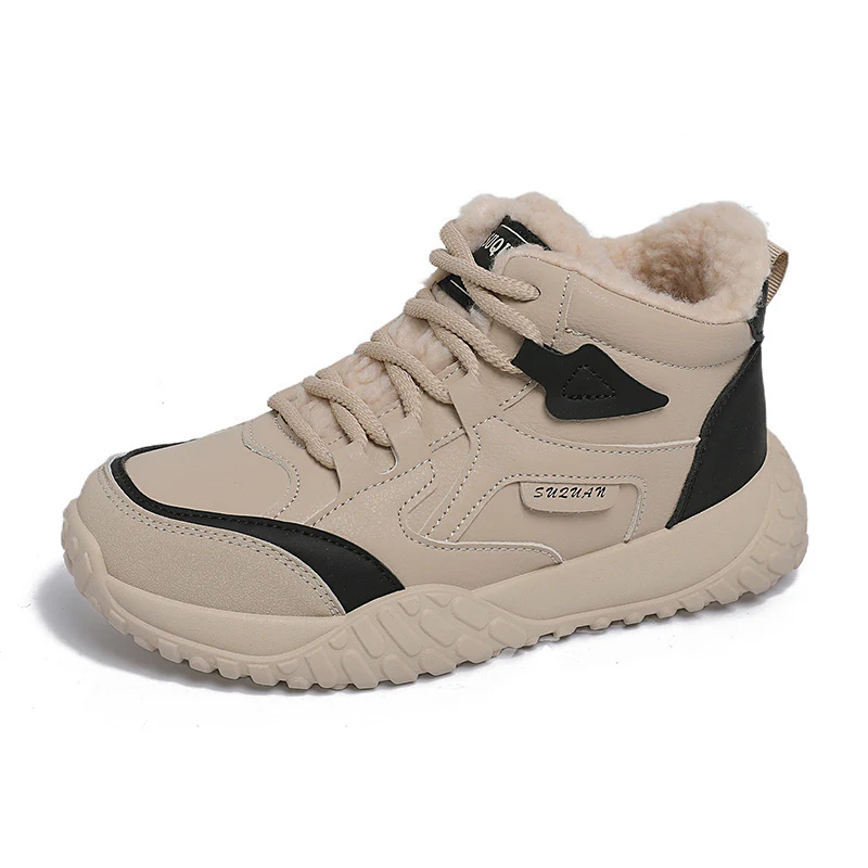 Damen trendige High-Top Sneakers mit weichem Fleece-Futter und rutschfester Laufsohle Heidi Mode - Image 7