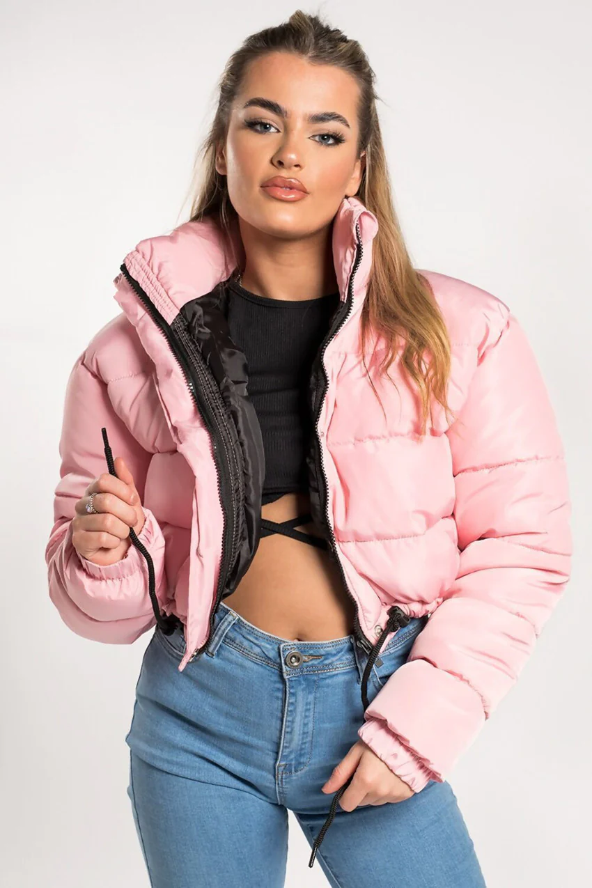 Damen trendige kurze Steppjacke Heidi-Mode - Image 11