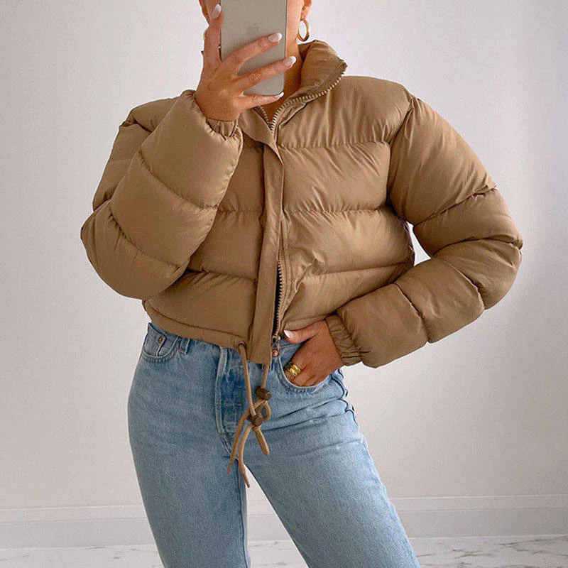 Damen trendige kurze Steppjacke Heidi-Mode - Image 12