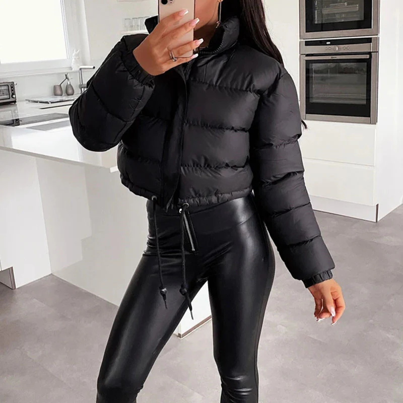 Damen trendige kurze Steppjacke Heidi-Mode - Image 14