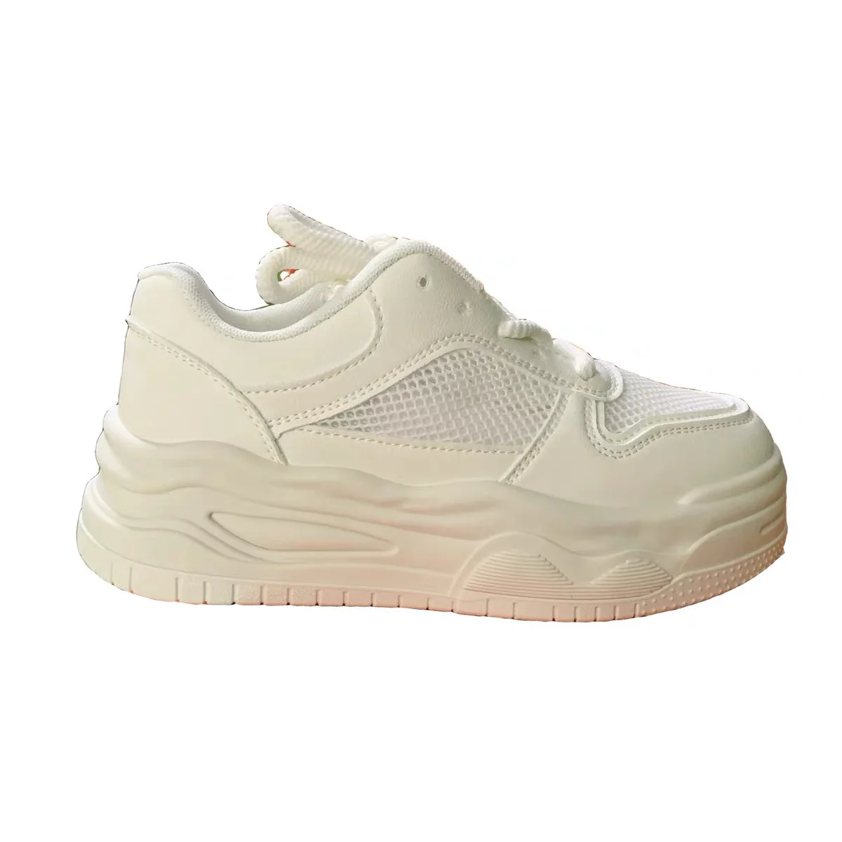 Damen Trendige Plateau-Sneaker mit atmungsaktivem Obermaterial Heidi Mode - Image 5