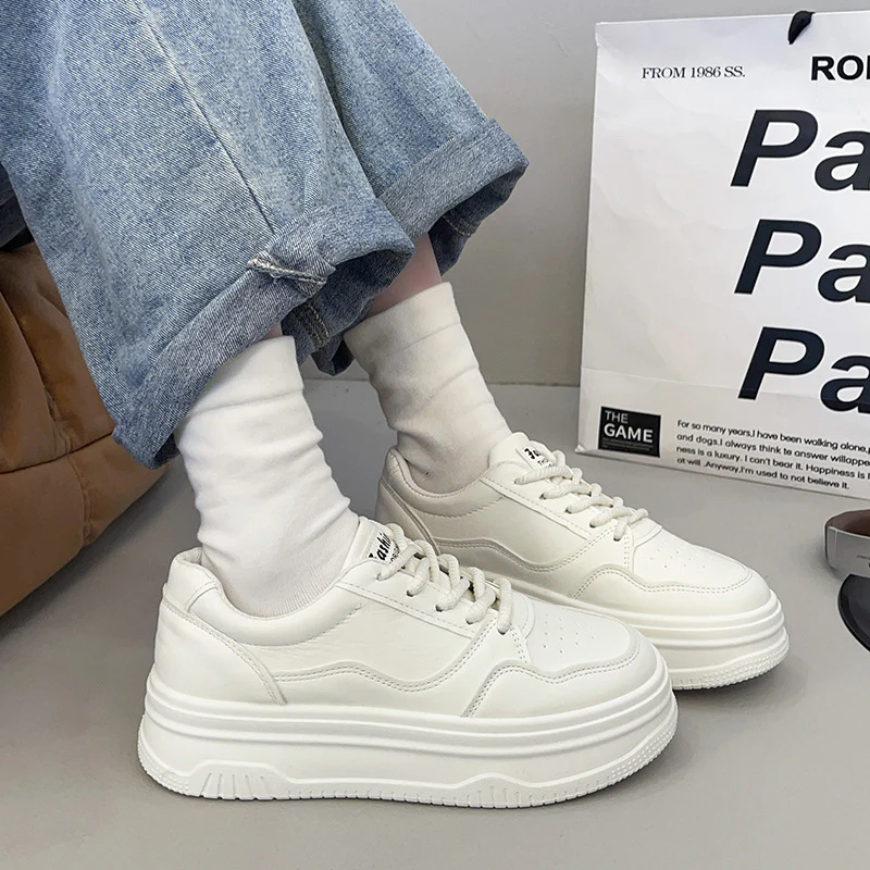 Damen Trendige Plateau-Sneaker mit komfortabler Dämpfung und modischem Design Heidi Mode - Image 3