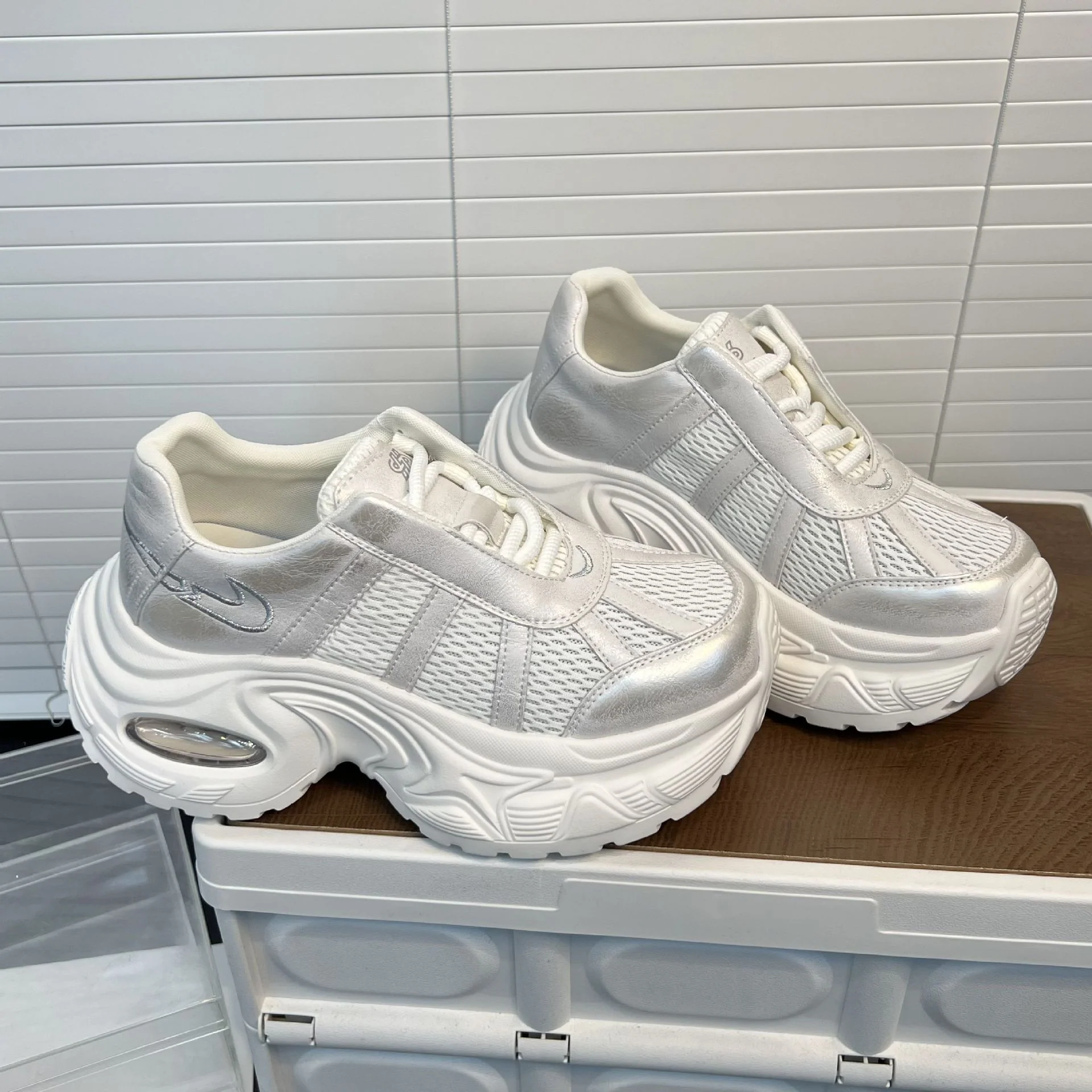 Damen Trendige Plateau Sneakers Heidi Mode - Image 4