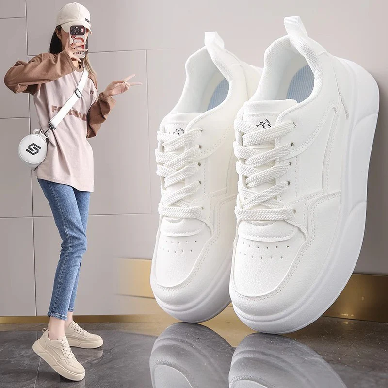 Damen Trendige Plattform-Sneaker mit bequemer Dämpfung und modischem Design Heidi Mode - Image 4