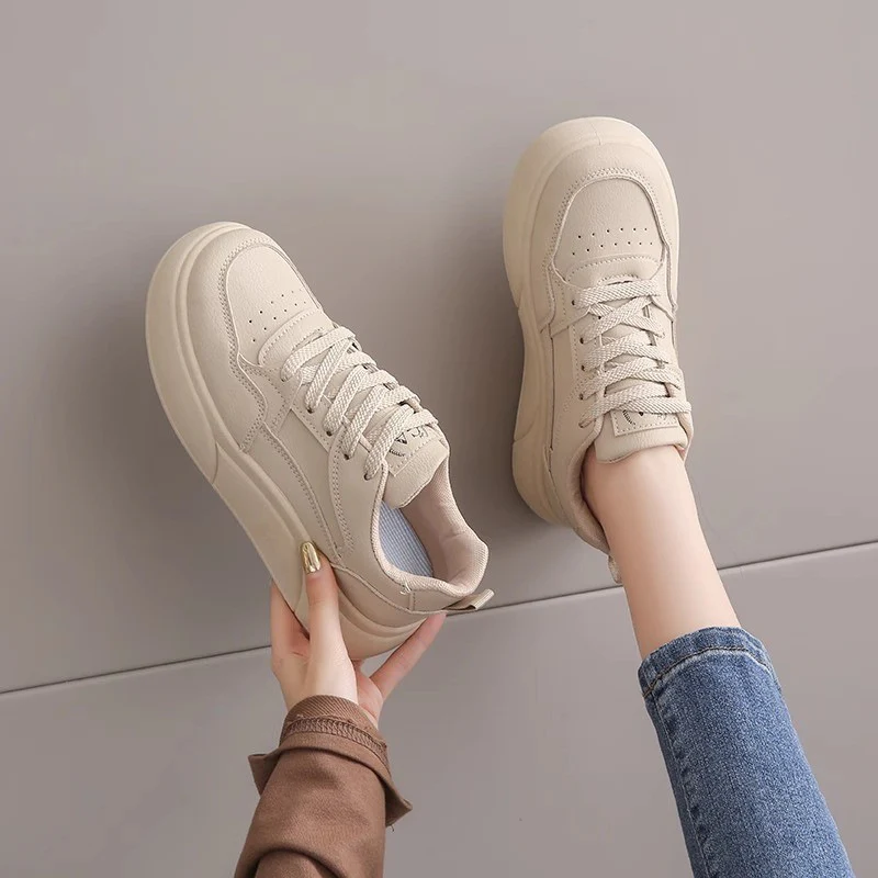 Damen Trendige Plattform-Sneaker mit bequemer Dämpfung und modischem Design Heidi Mode - Image 6
